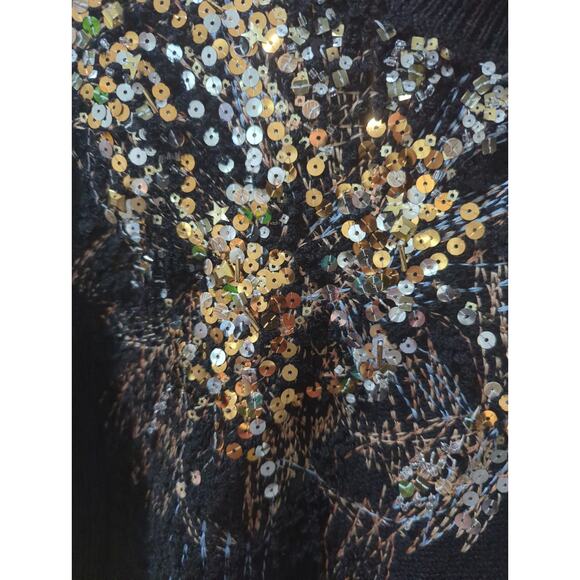 Knitted & Knotted Anthropologie Beaded Fete Sweater - Picture 6 of 7